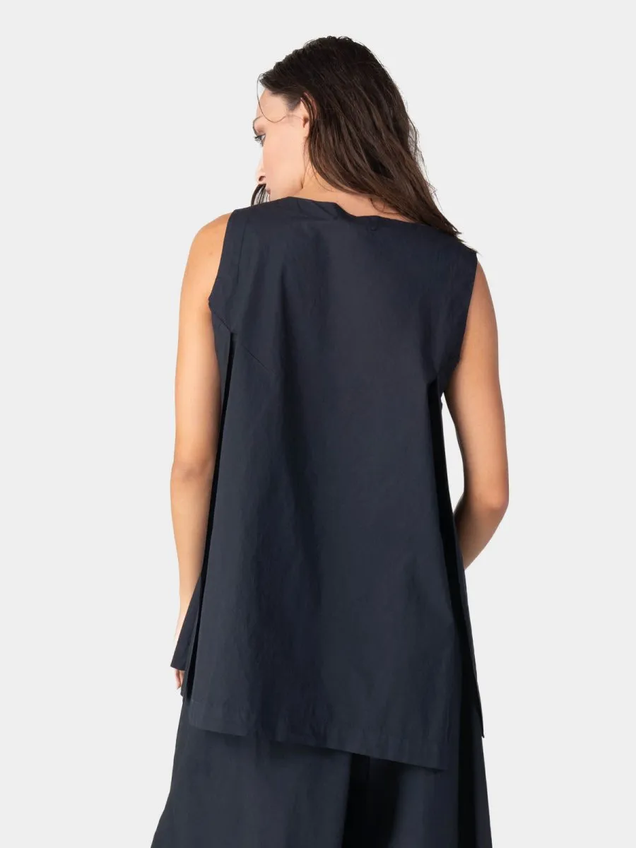Top Stitched Cotton Tank