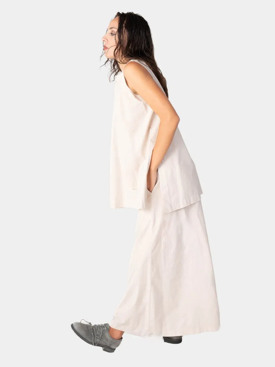 Top Stitched Cotton Tank