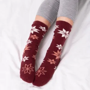 Totes Isotoner KNEE HIGH SUPERSOFT WELLY Womens Socks Berry: One Size