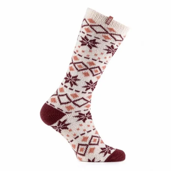 Totes Isotoner KNEE HIGH SUPERSOFT WELLY Womens Socks Berry: One Size