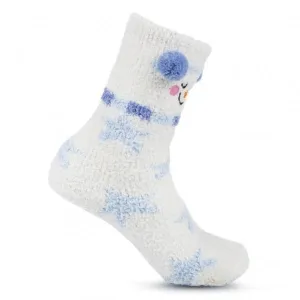 Totes Isotoner NOVELTY SUPERSOFT Womens Socks Snowman: One Size