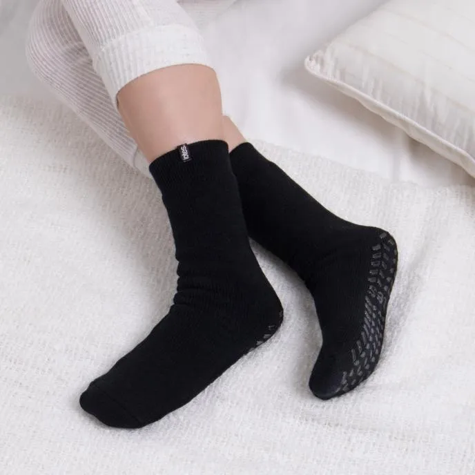 Totes Isotoner RECYCLED 3.0 TOG THERMAL ORIGINAL Womens Socks Black