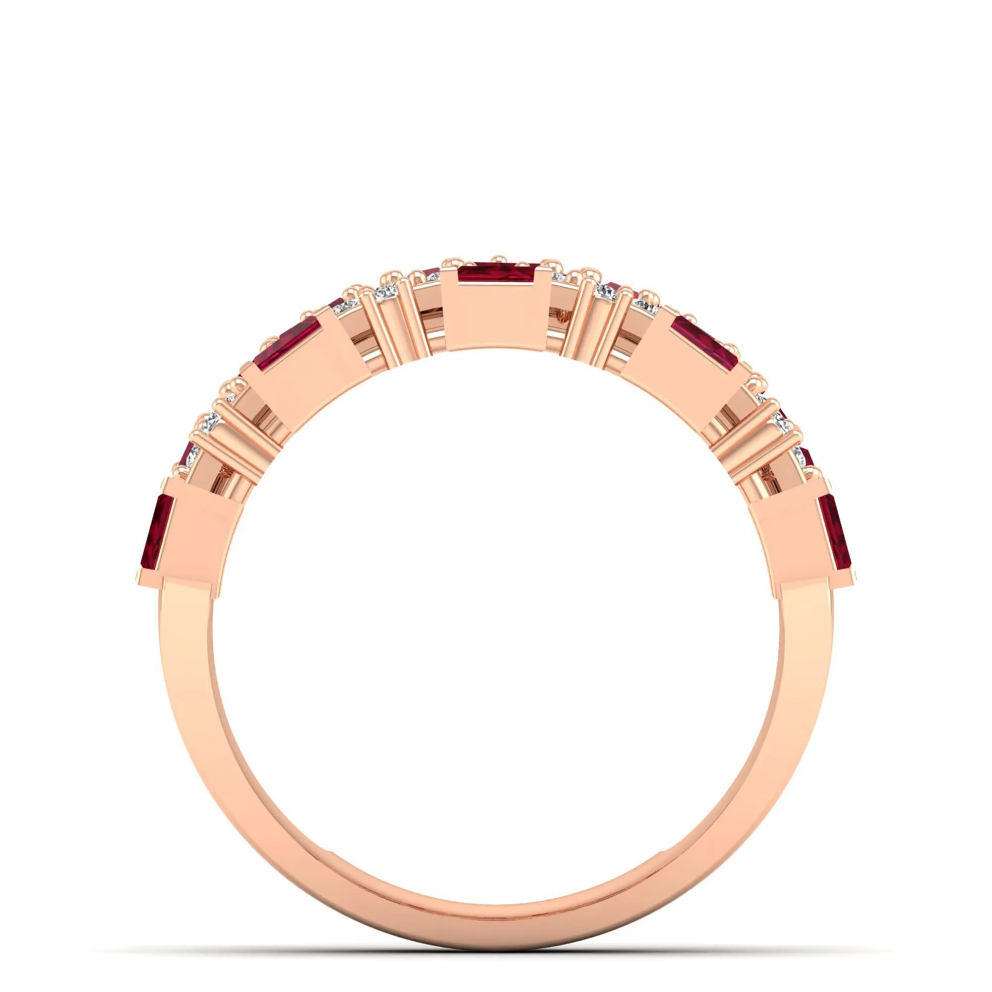 Tracy Ruby and Diamond Fashion Ring