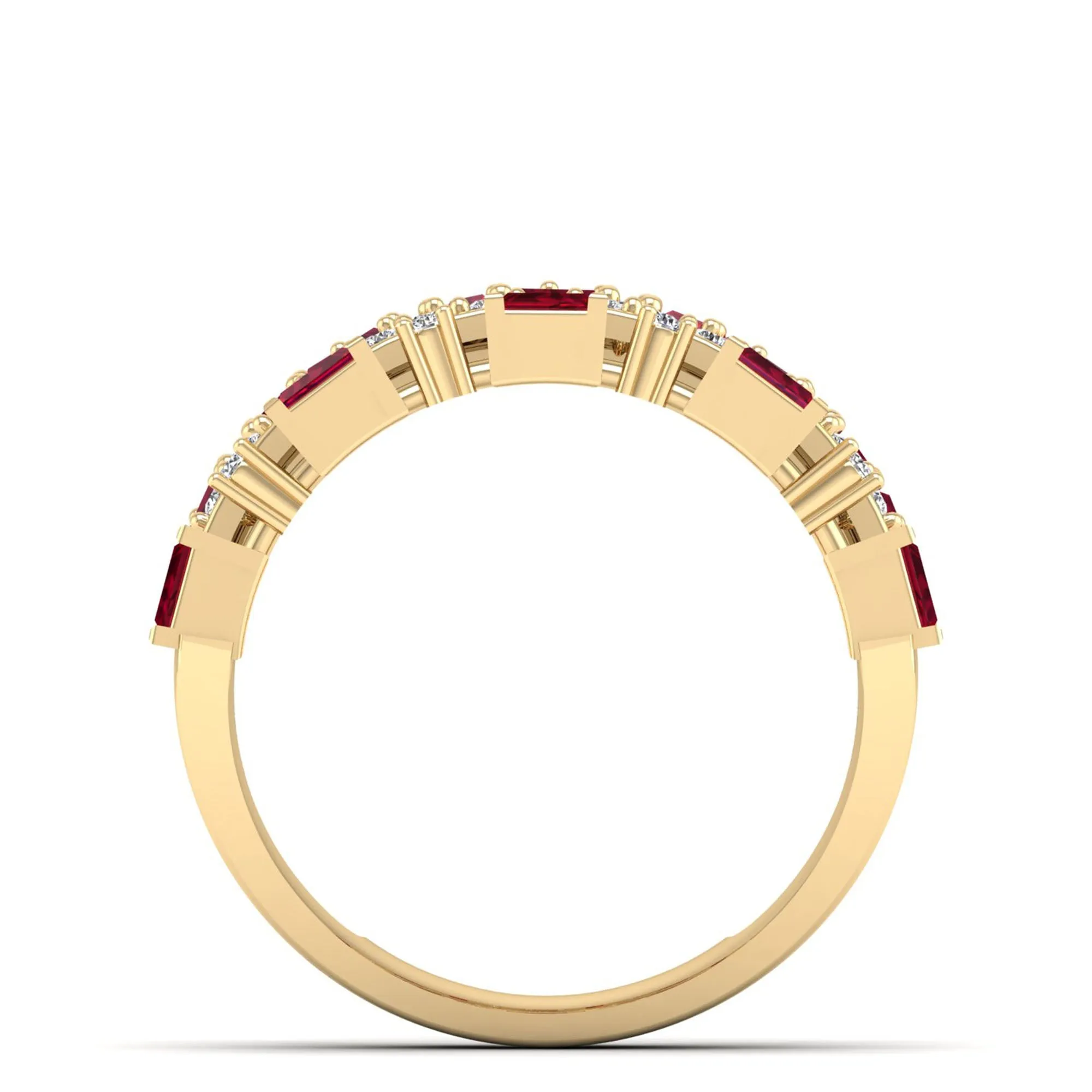 Tracy Ruby and Diamond Fashion Ring