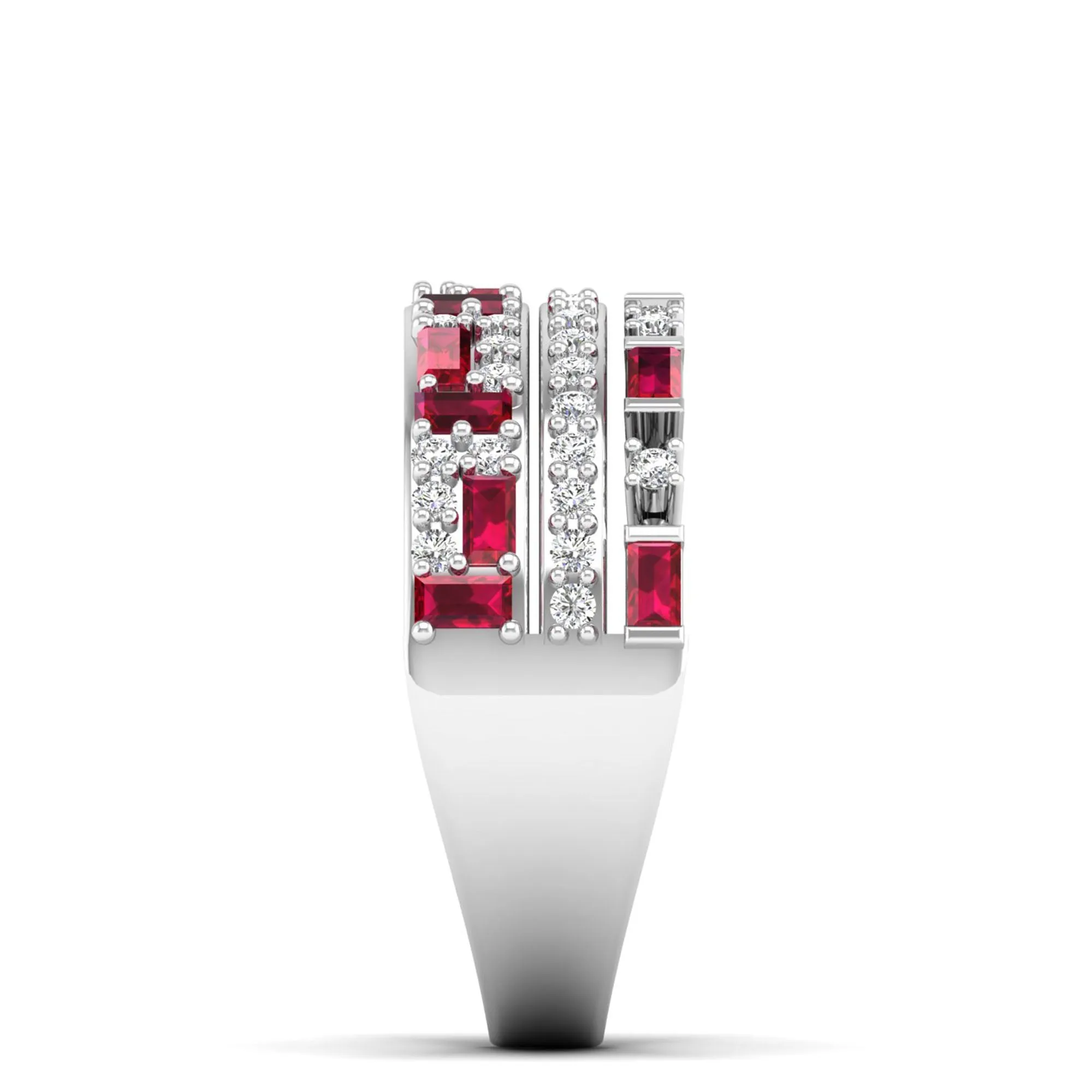 Tracy Ruby and Diamond Fashion Ring