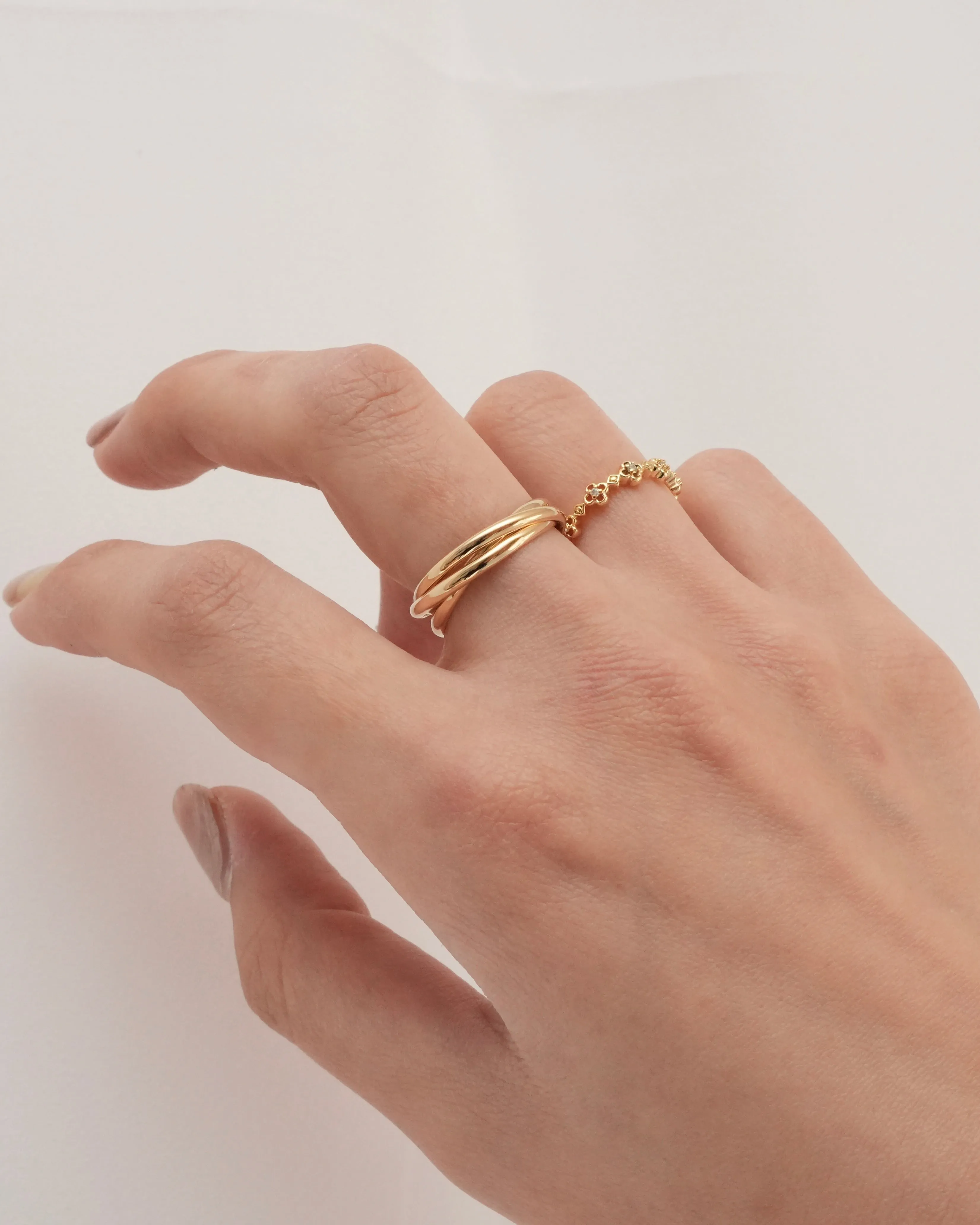 triple layered ring