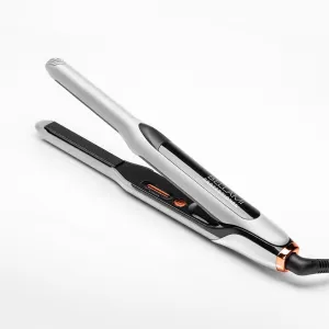 Triple Shine™ Professional Digital Flat Iron, Pearl White & Copper
