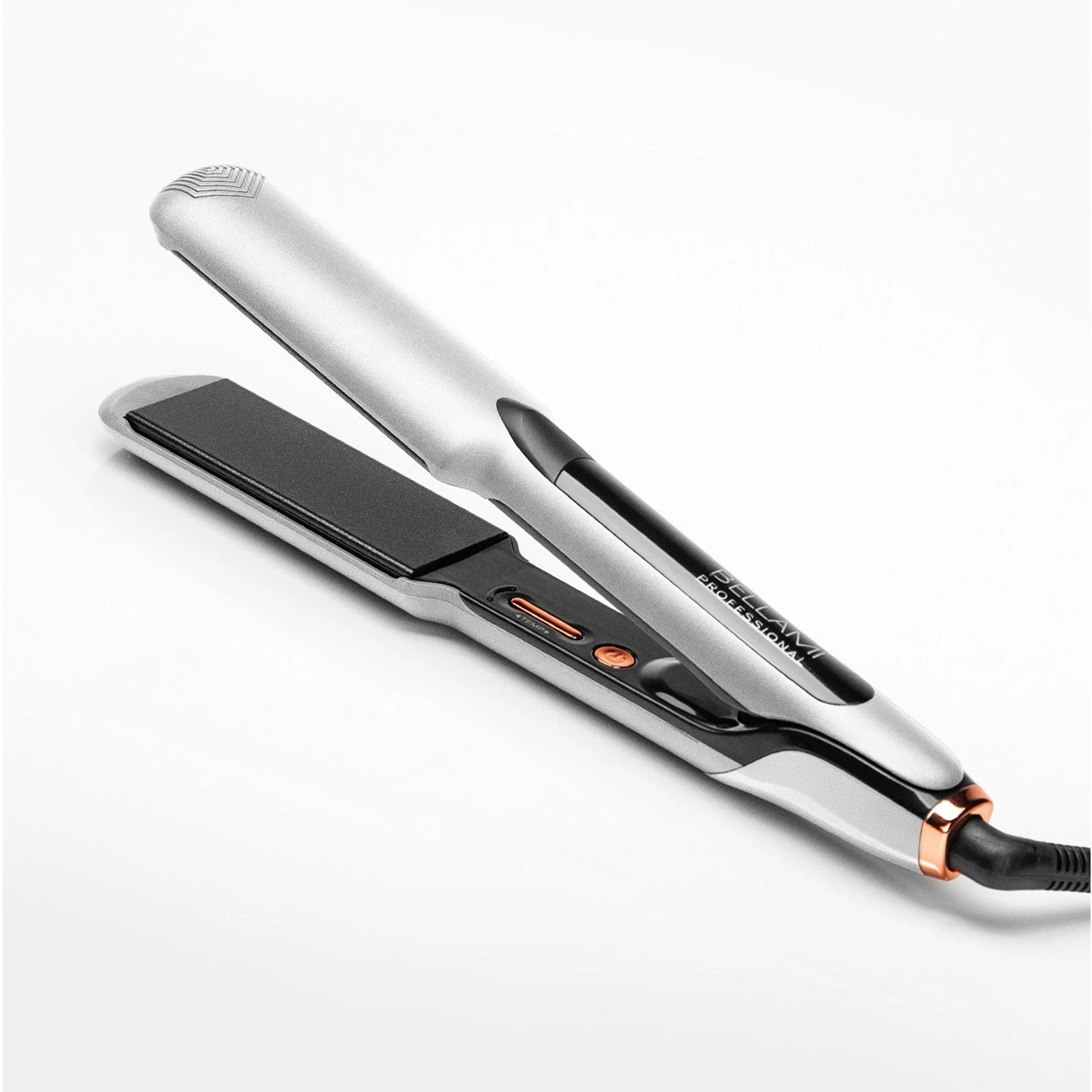 Triple Shine™ Professional Digital Flat Iron, Pearl White & Copper