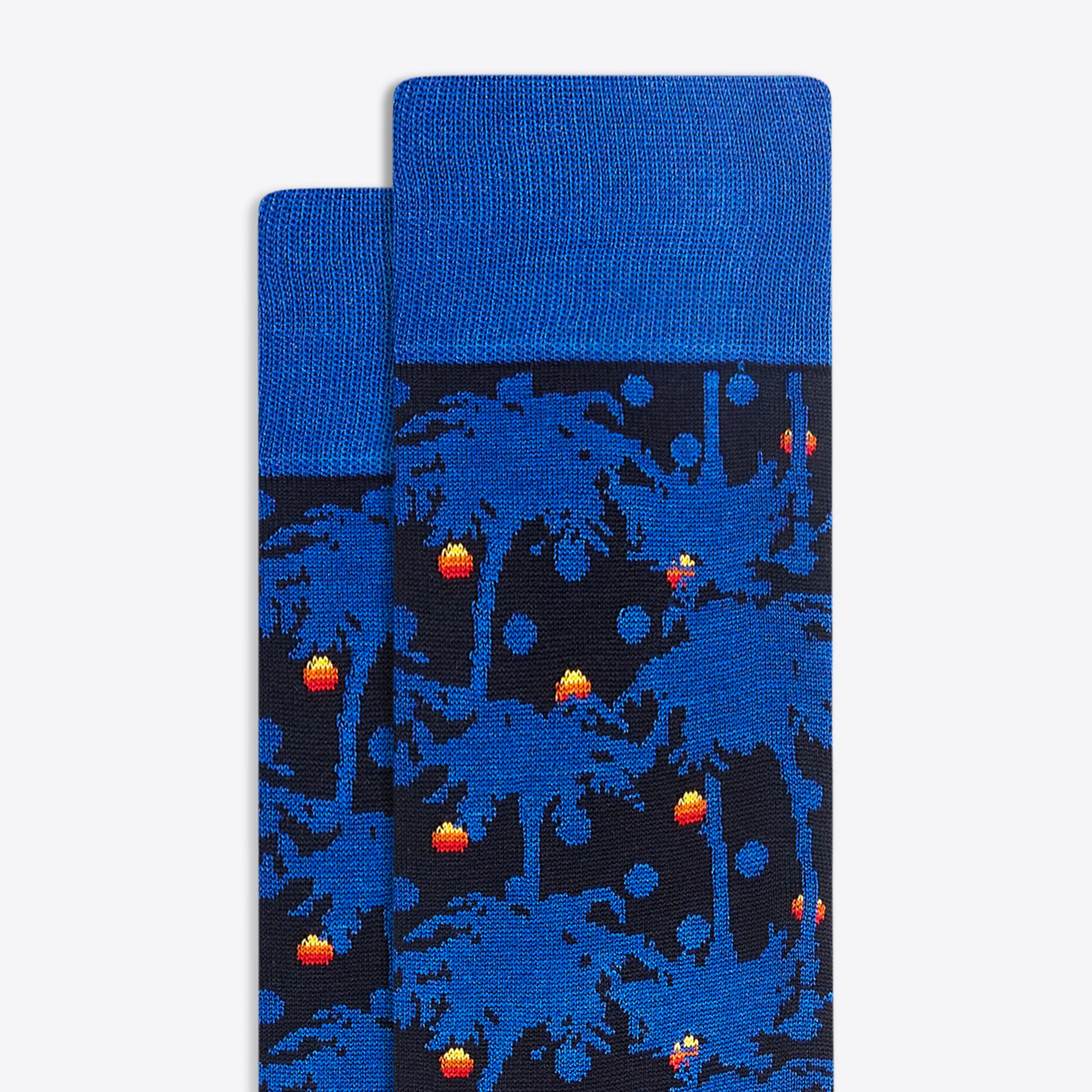 Tropical Sunset Mid-Calf Socks