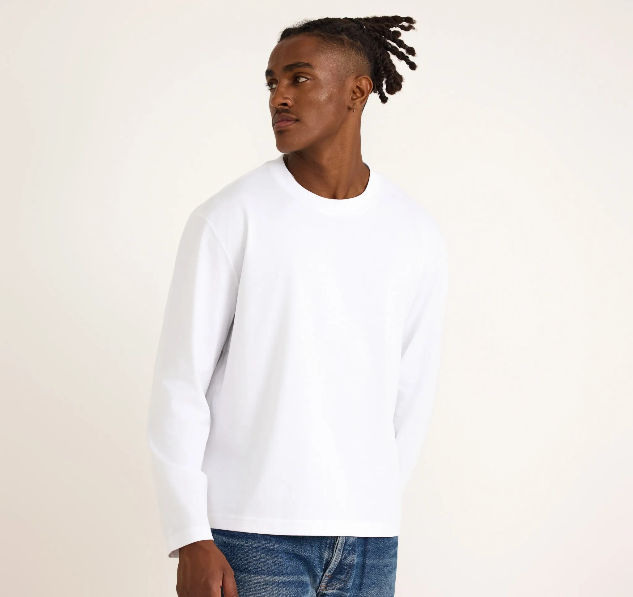 True Heavy Boxy Fit Long Sleeve Tee