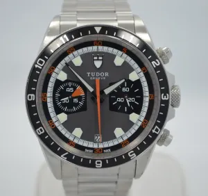 Tudor 70330N Heritage Stainless Steel Wristwatch Box Papers
