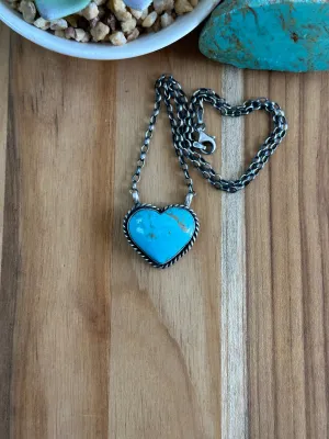 Turquoise Heart Necklace