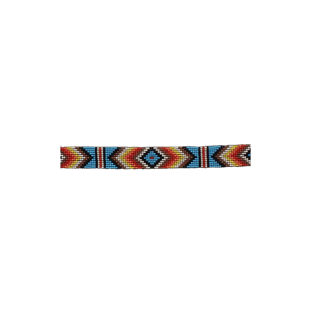 Twister Multicolored South West Beaded Hatband