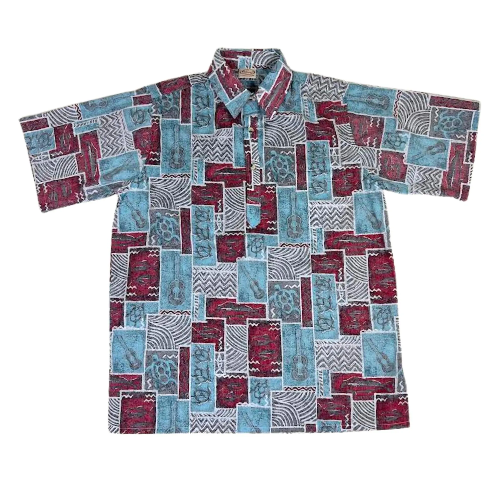 Ukulele Tapa Pullover (Mint)
