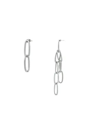 Unbalanced Chain Earrings