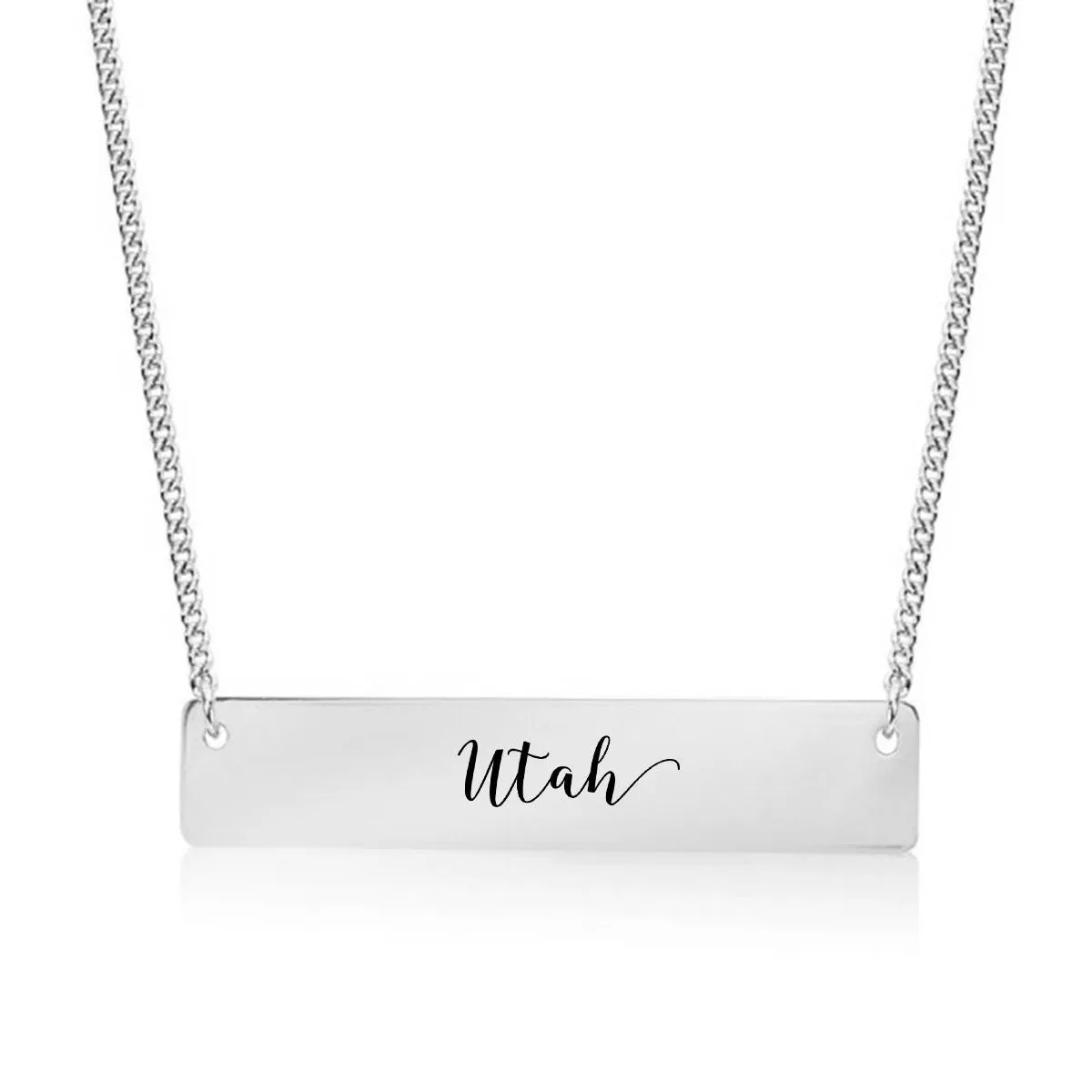 Utah Gold / Silver Bar Necklace