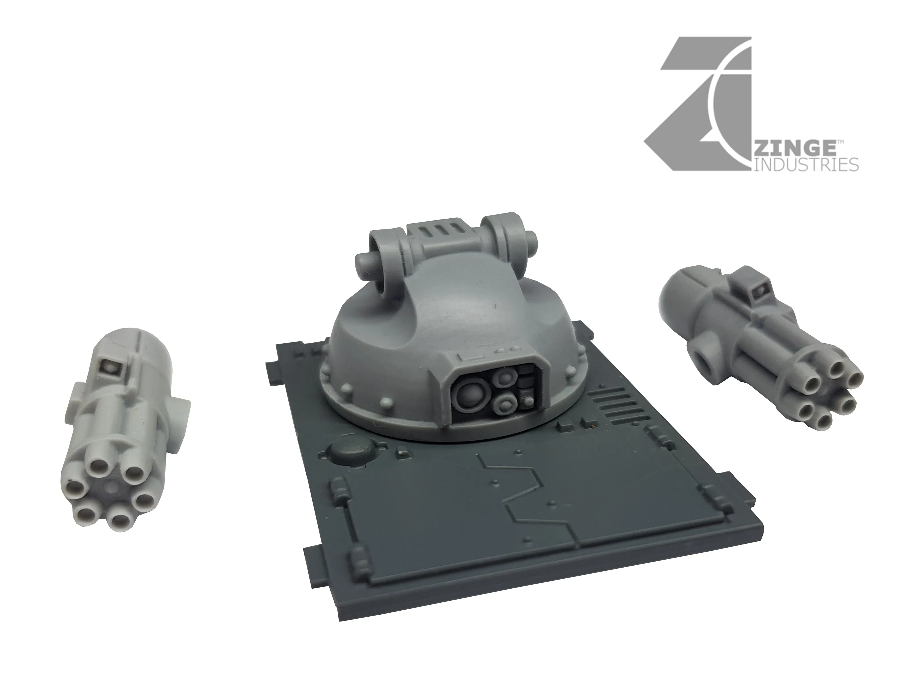 Vehicle Twin linked Rotary Cannon
