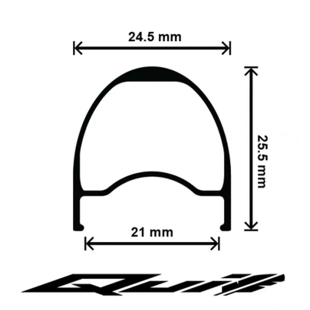 Velocity Quill 32H Track Wheelset - Radial Front, 2X Rear - Velocity Hubs
