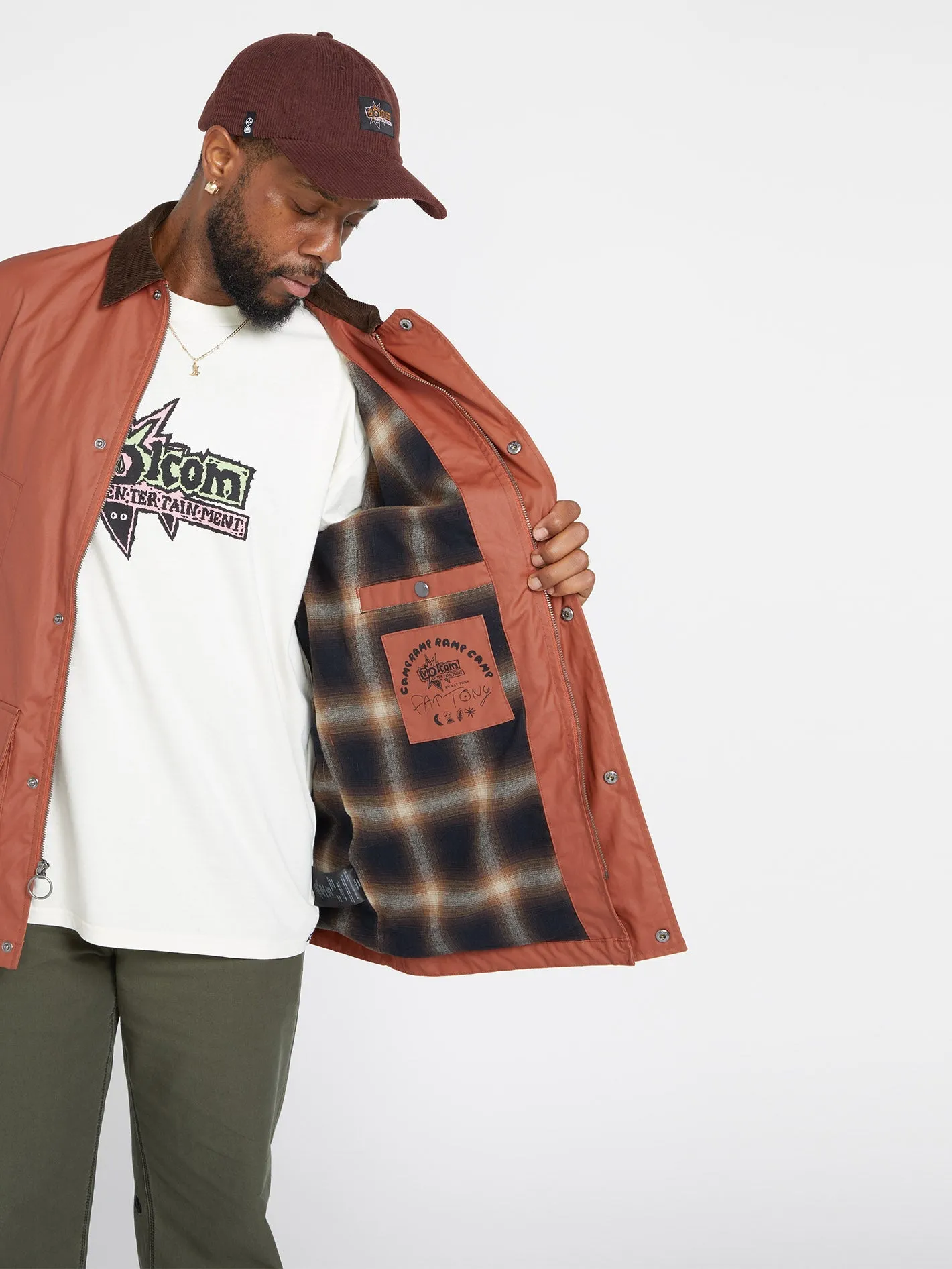 Veste V Ent Fat Tony - RUST
