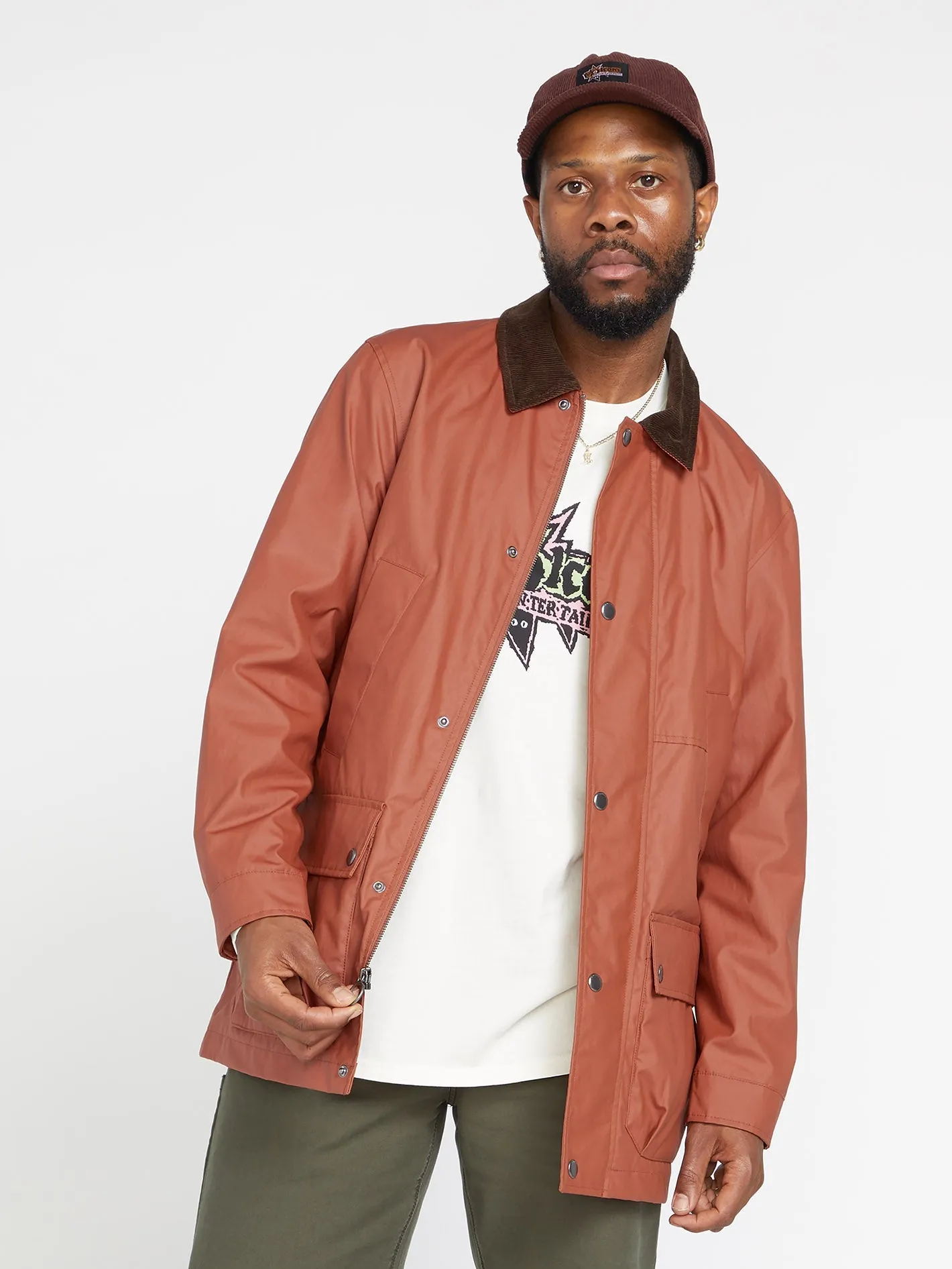 Veste V Ent Fat Tony - RUST