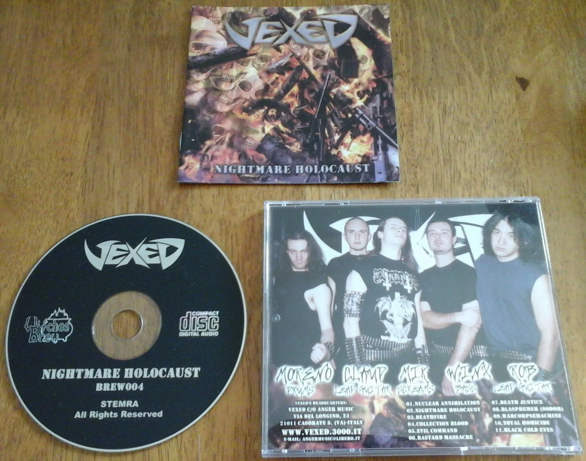 VEXED - Nightmare Holocaust CD