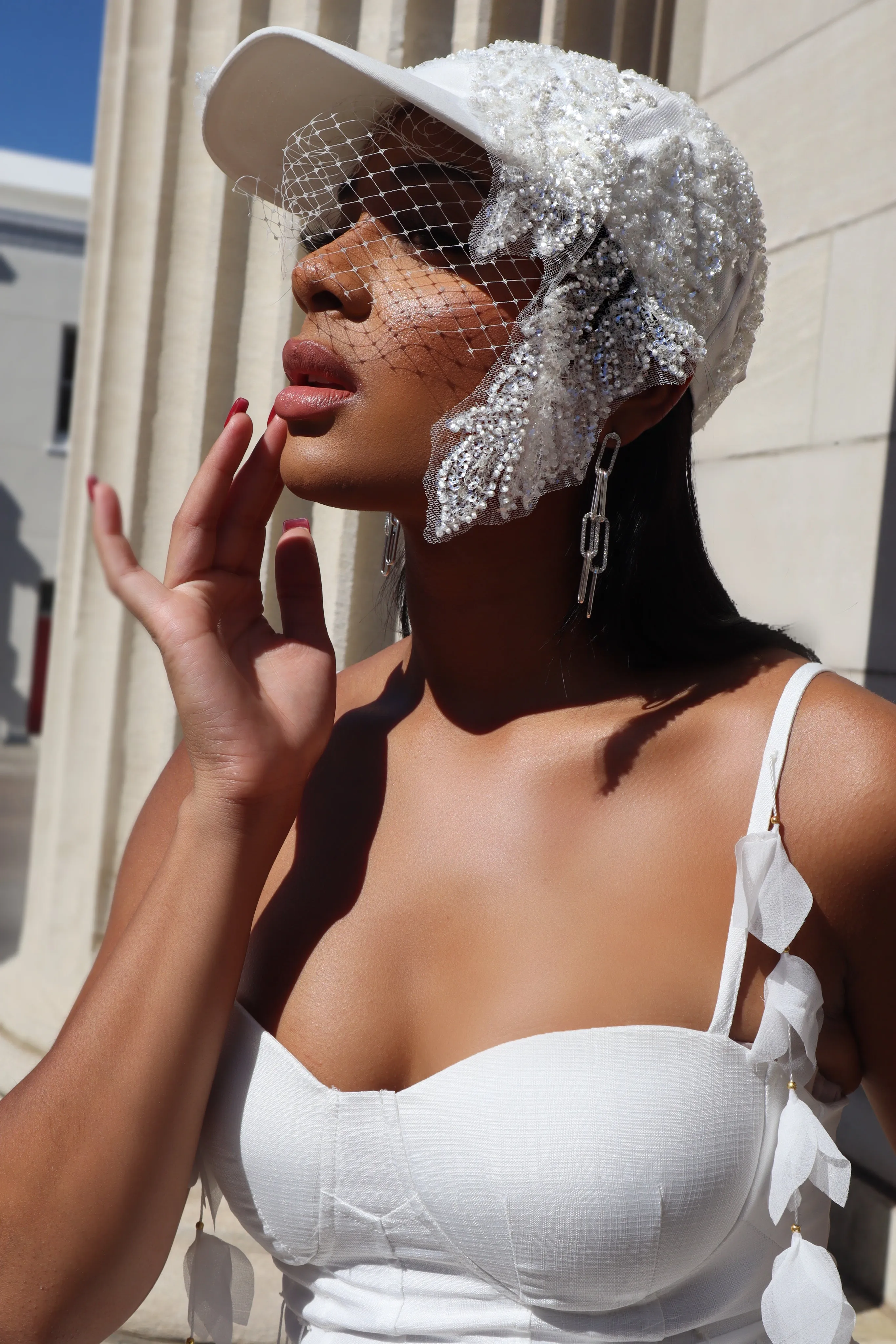 Vicki Veil Bridal Lid