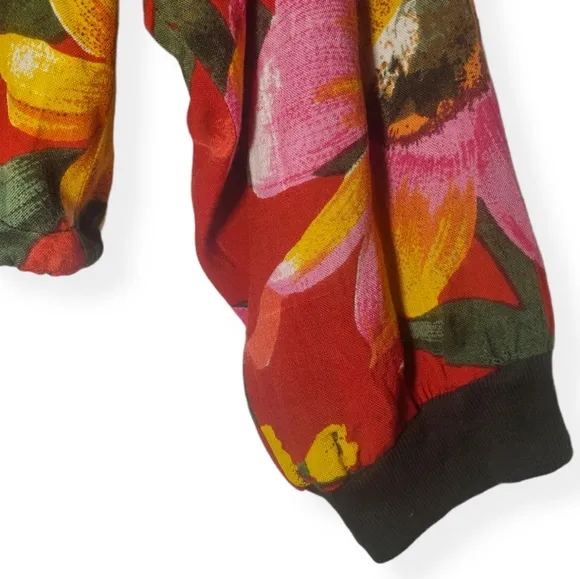 Vintage 90s Y2K Speed Limit MPH Floral Jacket S