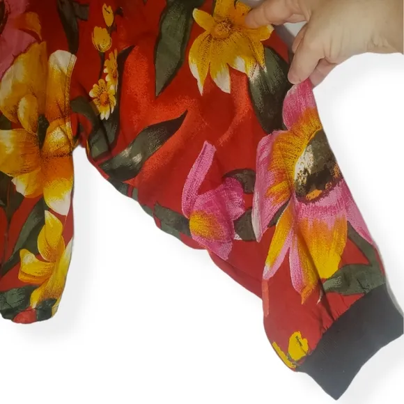 Vintage 90s Y2K Speed Limit MPH Floral Jacket S