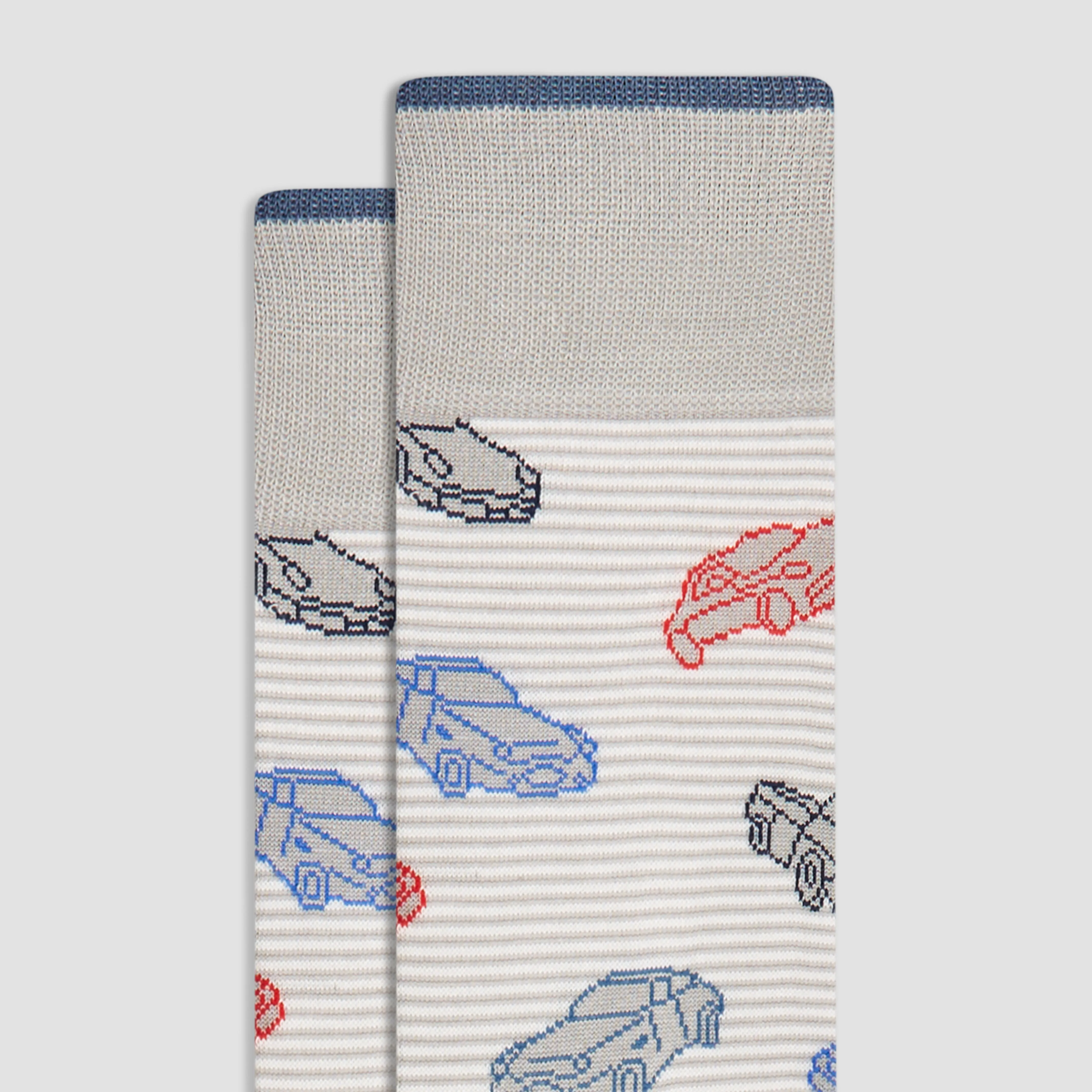 Vintage Cars Mid-Calf Socks