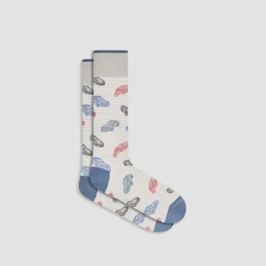 Vintage Cars Mid-Calf Socks