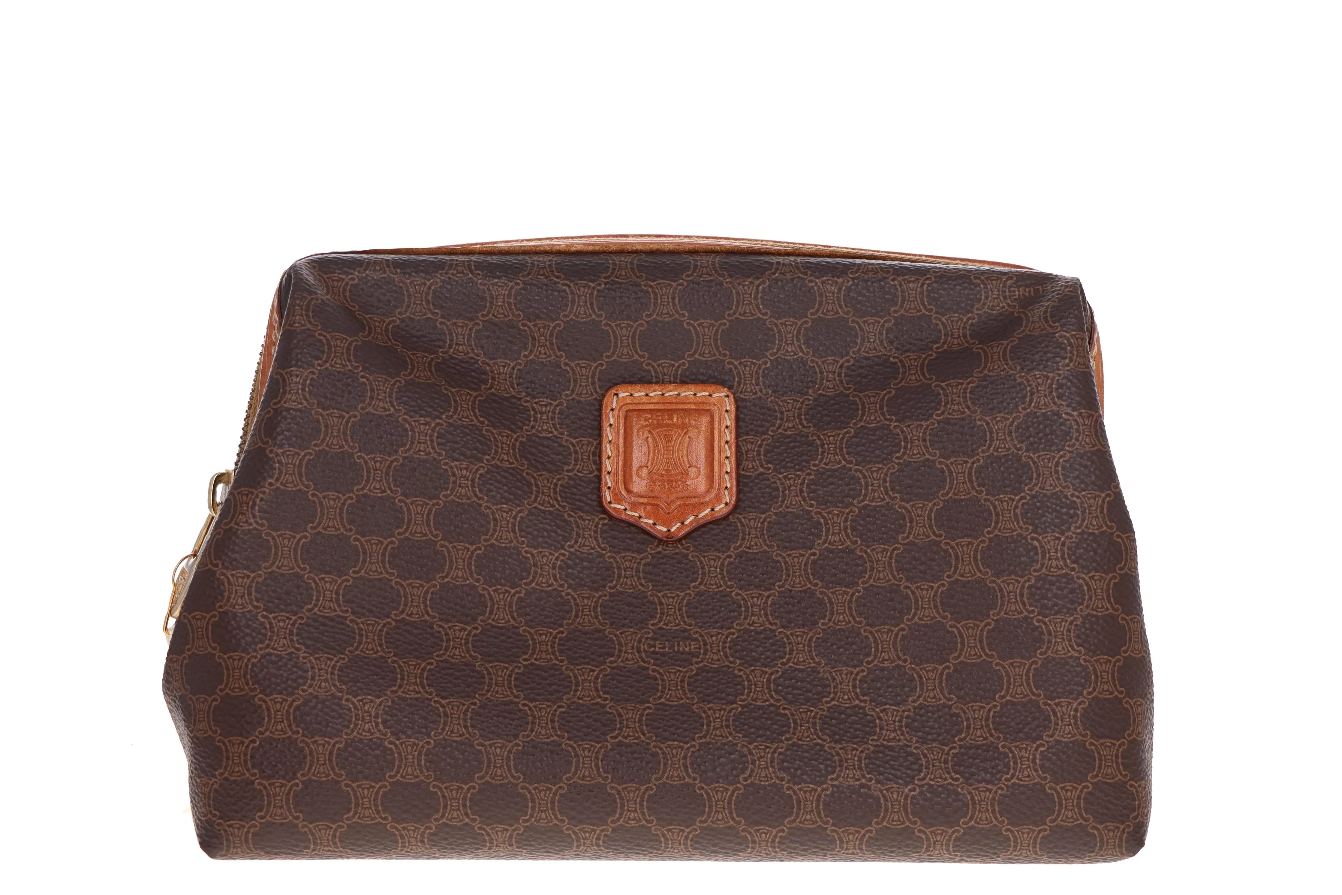 Vintage Celine Macadam Cosmetic Bag