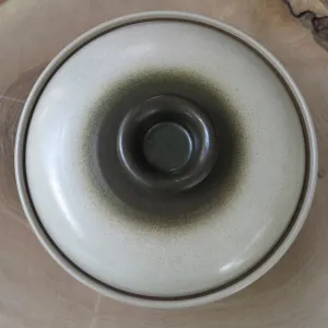 vintage Heath Ceramics sea and sand large covered serving dish