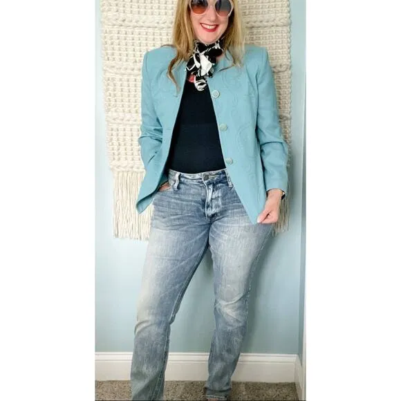 Vintage stitched blazer