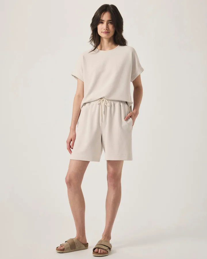 Waffle Scuba Short Sleeve Sweatshirt