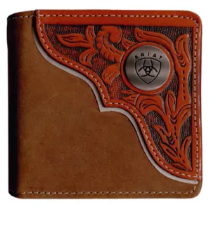 WALLET ARIAT BIFOLD TOOLED OVERLAY WLT2112A