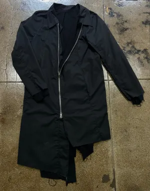 WAXED/LAYERED OVERCOAT