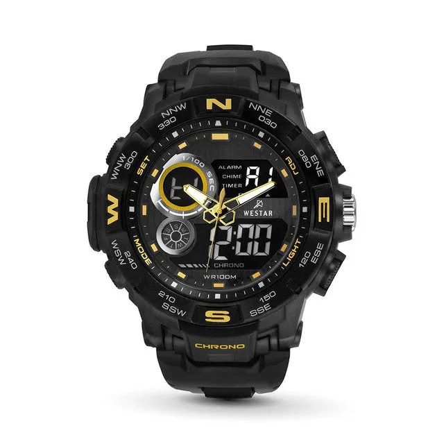 Westar Men's Digital Casual Quartz Watch