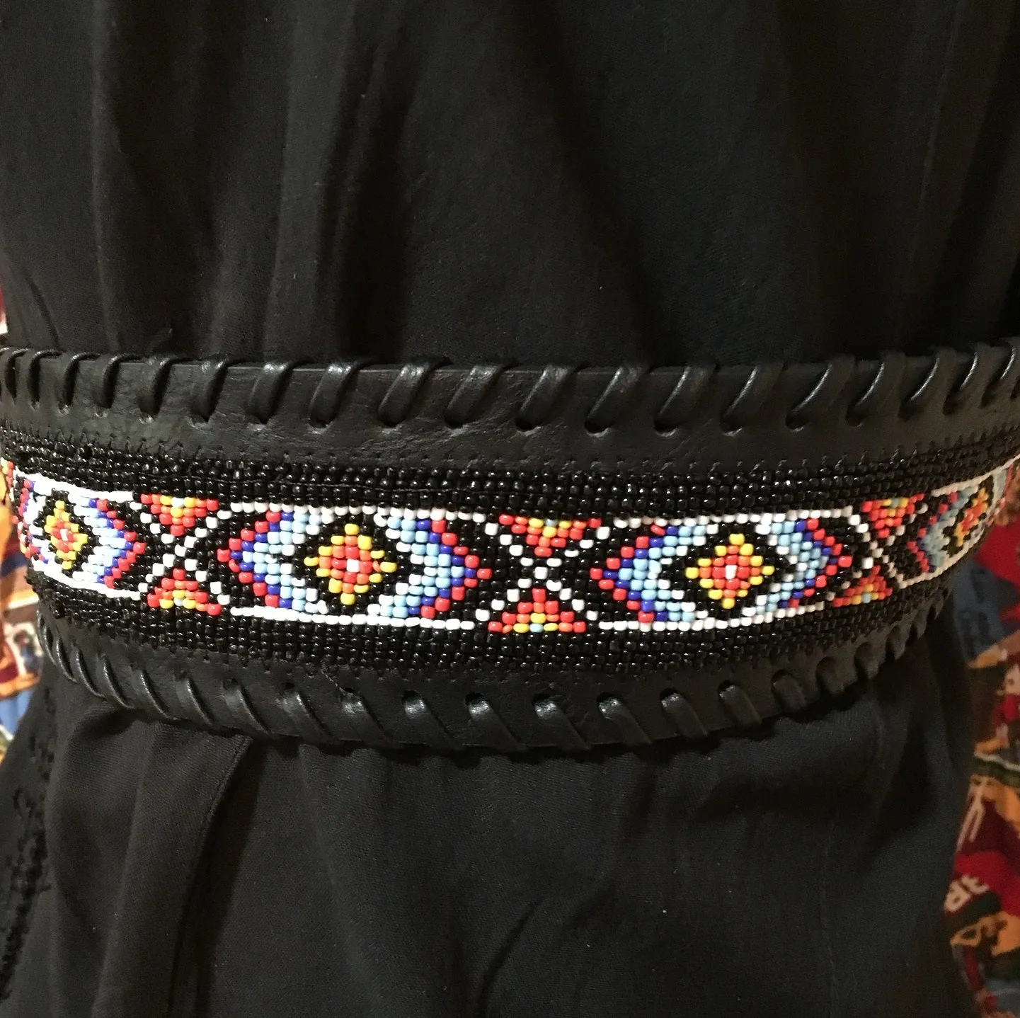 Western Fashion Belt Accessory: Beaded