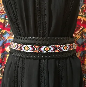 Western Fashion Belt Accessory: Beaded