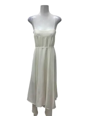 White Layered Sweetheart Dress