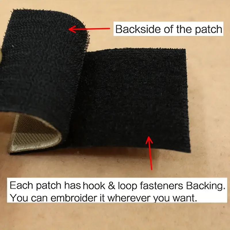 Wild West Tactical Emblem: Hook-and-Loop Military-Style Patches