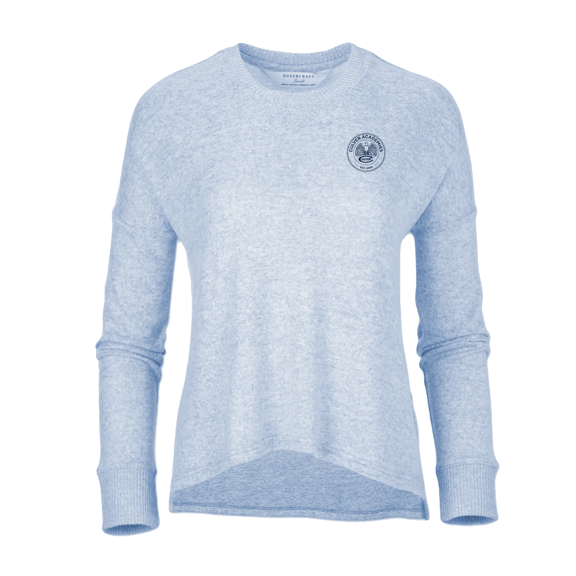 Women's Cuddle Crew - Sky Blue Heather