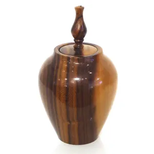 Wood Covered Jar