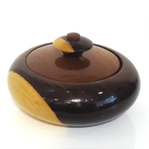 Wood Covered Jar
