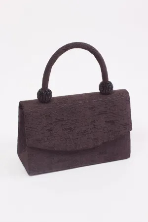 Y2K Black Beaded Handbag