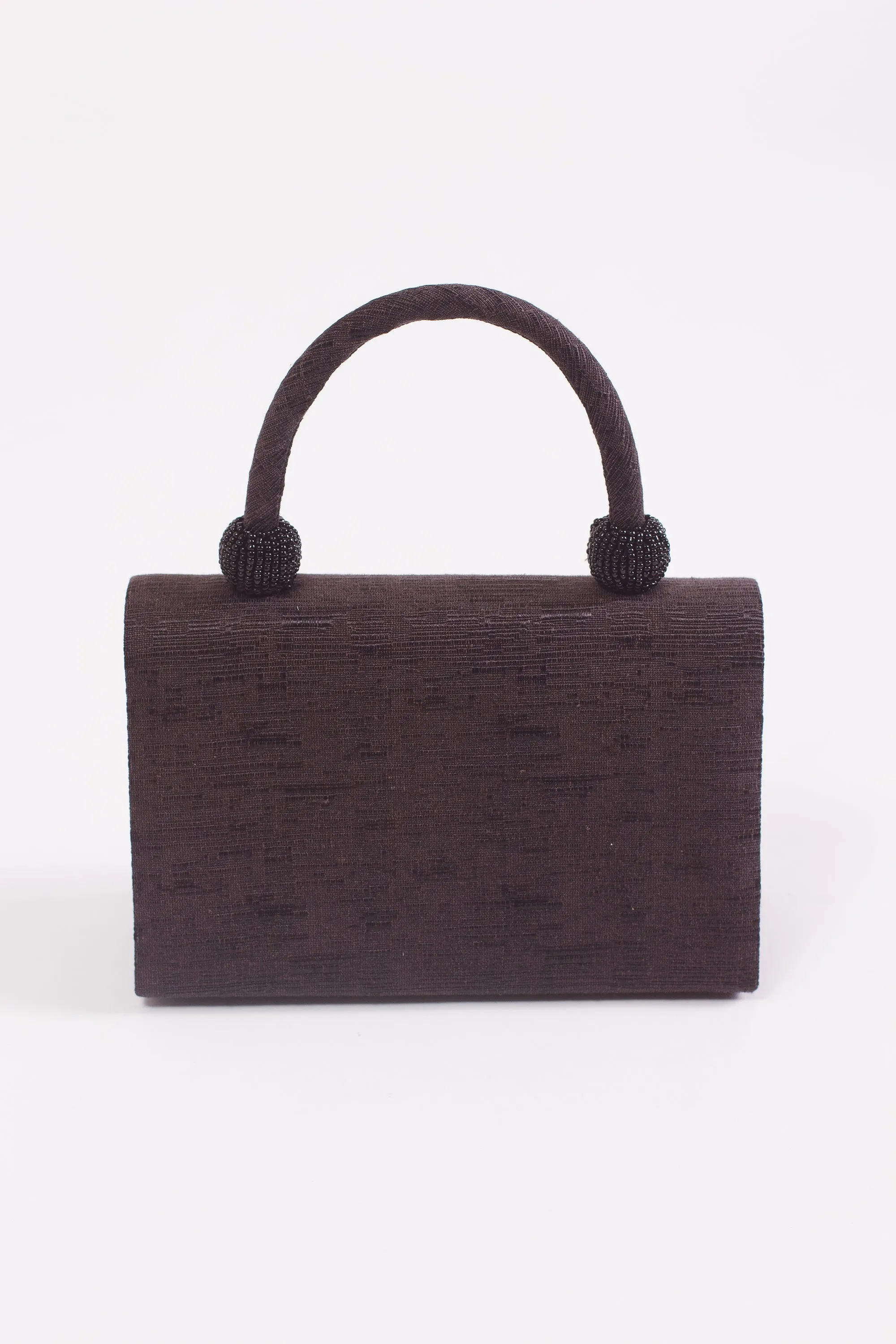 Y2K Black Beaded Handbag