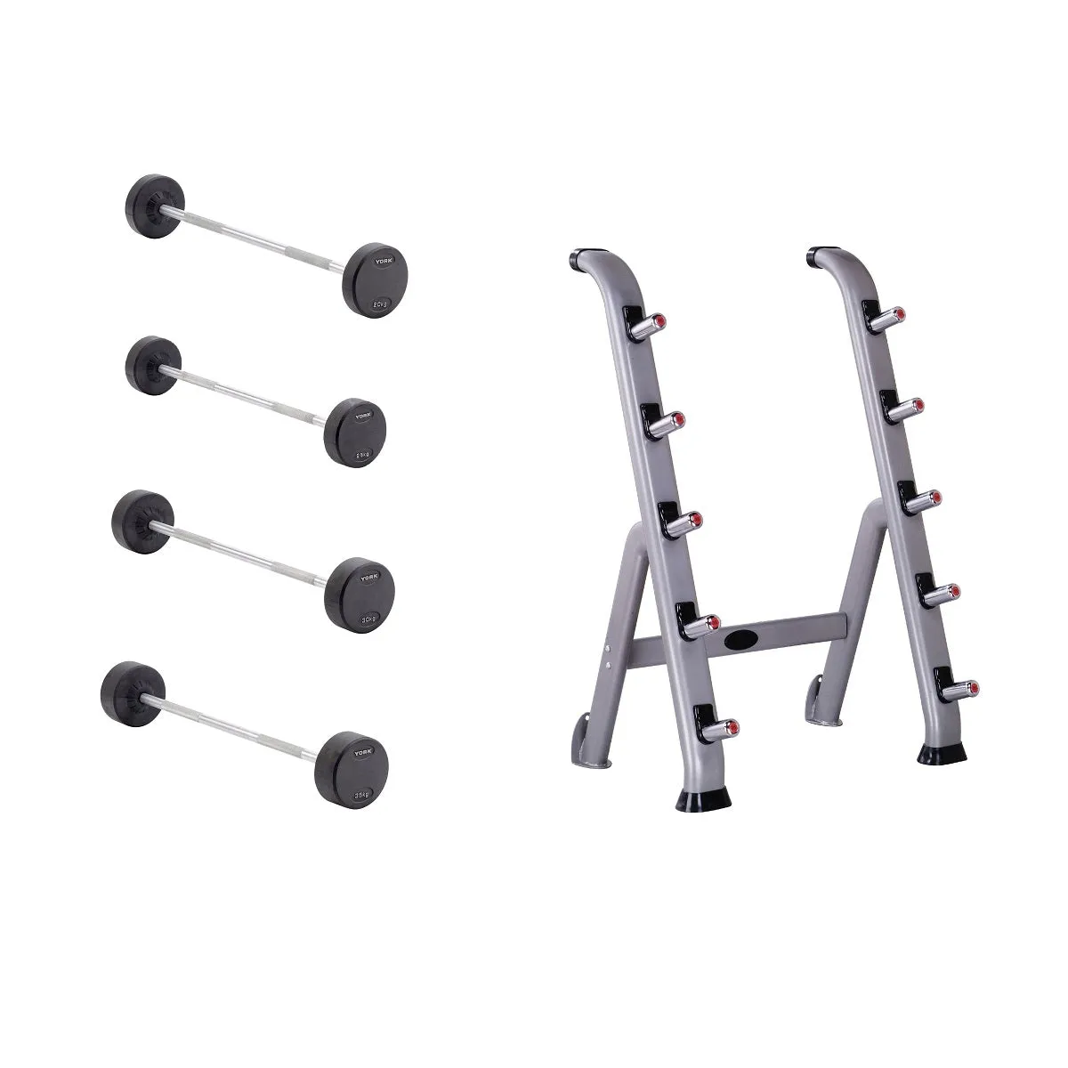 York Barbell Pro Style Fixed Weight Barbells & Sets