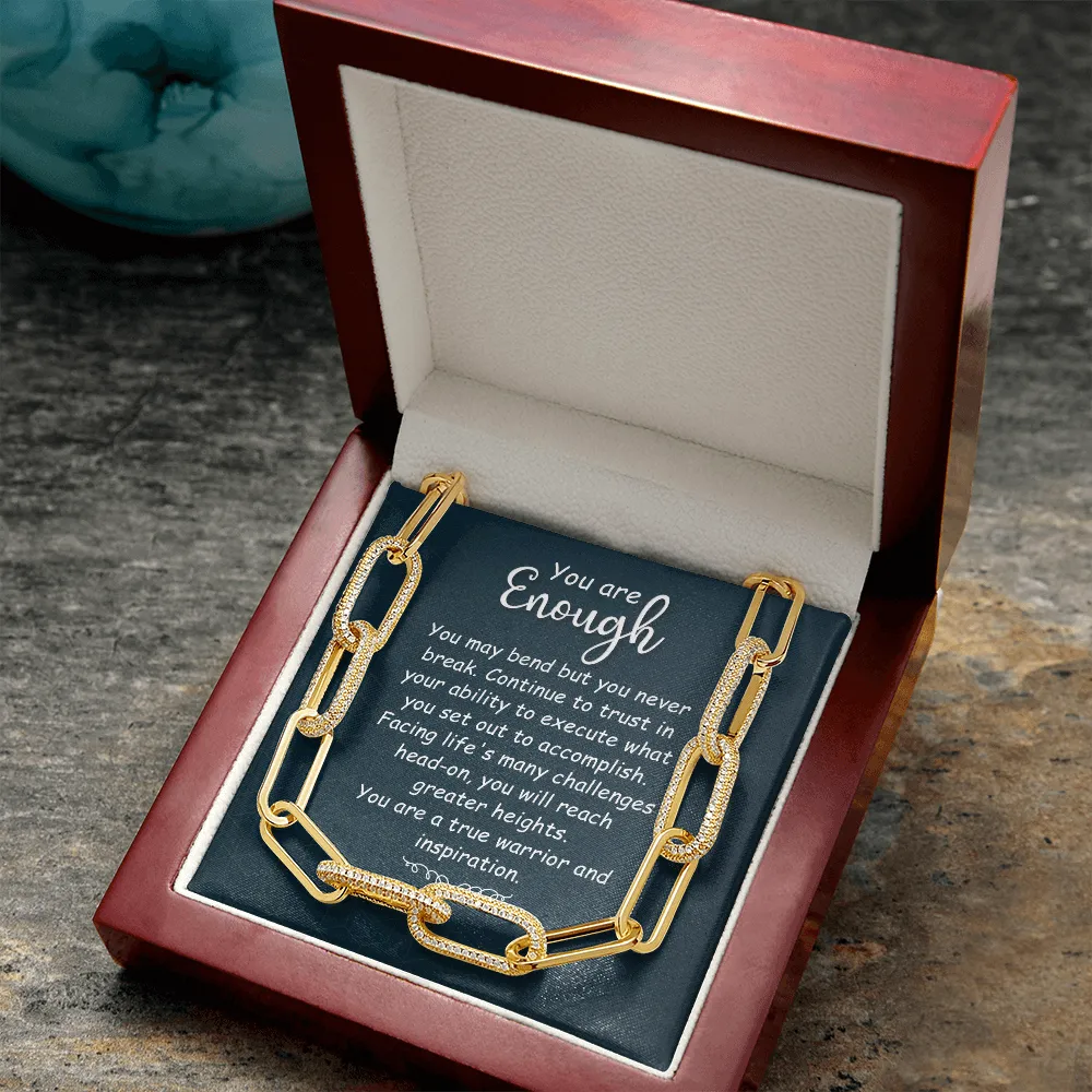 You are enough-Forever Linked Necklace for Women