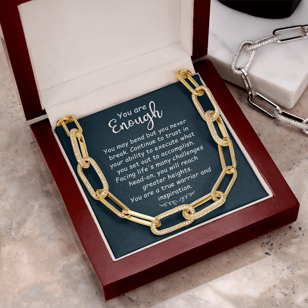 You are enough-Forever Linked Necklace for Women