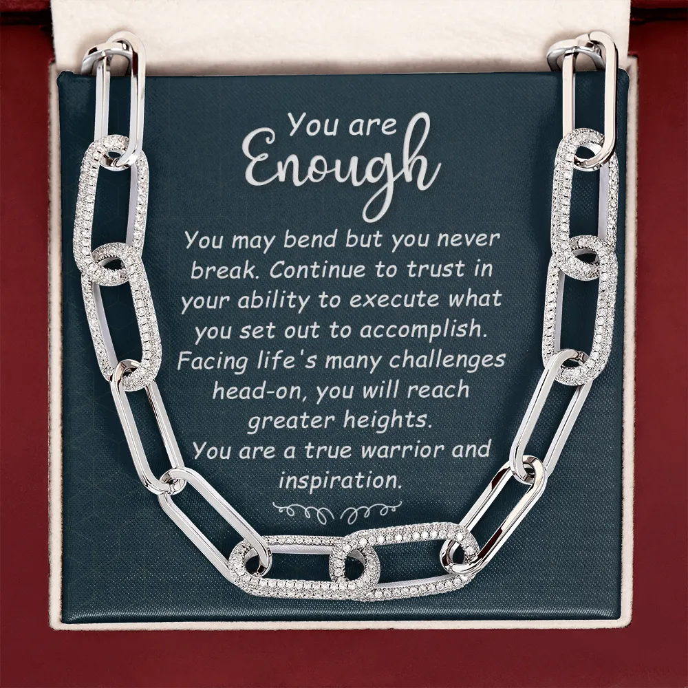 You are enough-Forever Linked Necklace for Women